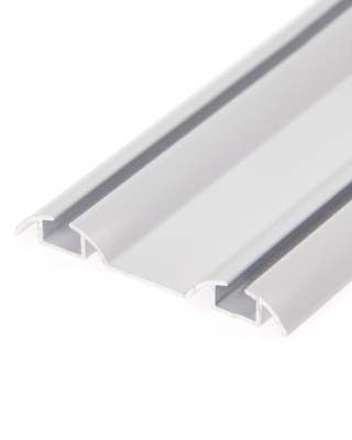 Нижний профиль-направляющая, 2 трека,для системы Slim, белый, 5,8м.